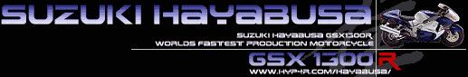 Suzuki Hayabusa GSX1300R Resource - Peter Lee's Page